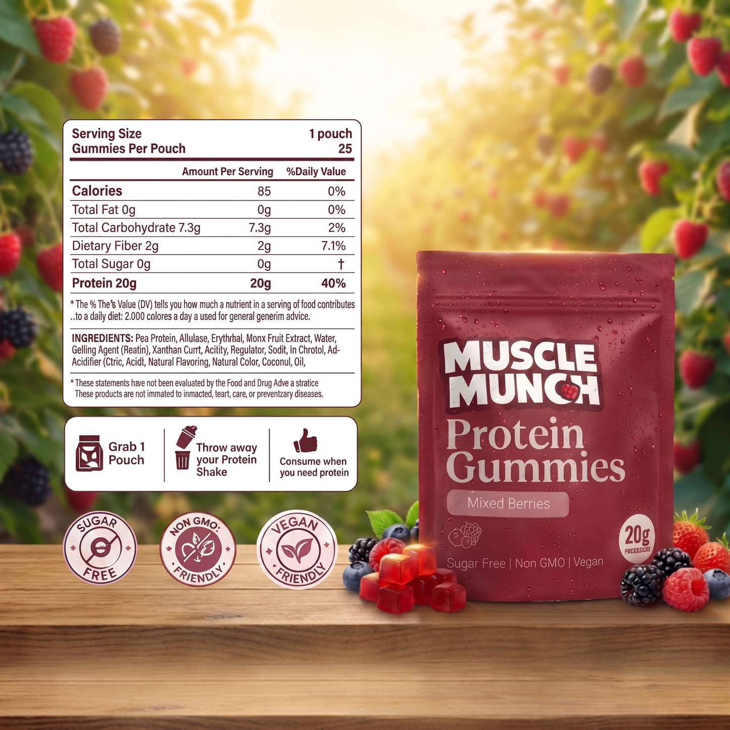 Muscle Munch Protein Gummies
